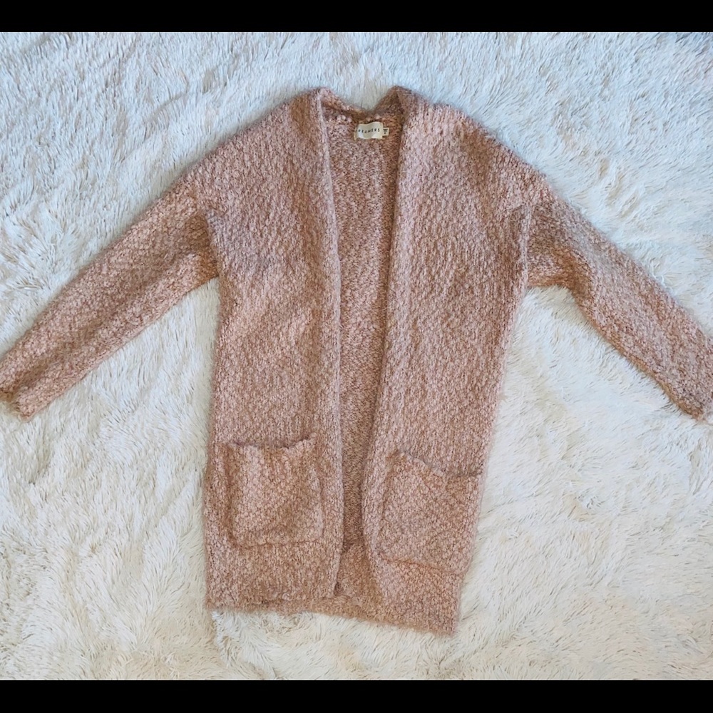Light pink soft cardigan